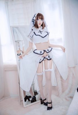 (온라인 컬렉션 시리즈) 복지 Ji Xianjiu Airi “Nun” No Holy Light VIP 복지 포스트 (46P)