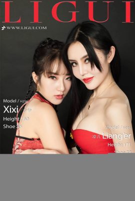 (Ligui 온라인 뷰티 시리즈) 2020.09.30 “쌍둥이 꽃-Jiayue Qinxianglian” Xixi & Liang'er (86P)