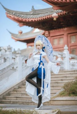 FGO Artoria Pendragon 팬 cheongsam@Fengjiangjiangv (10P)