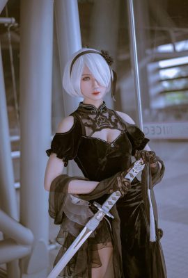 NieR: 기계시대 2B @Yiziki-Yi Yuezi (사진: @久久vacation) (9P)