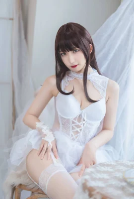 (온라인 컬렉션 시리즈) 복지 Ji Fengjiangjiang의 “White Veil 스커트”VIP 복지 포스트 (40P)