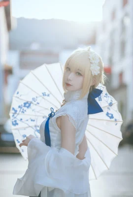 (Fengjiangv) NO.002 세이버 치파오 Arturia Pendragon