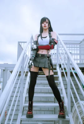 蘿莉Byoru Cosplay 티파록 하트 Tifa Lockhart