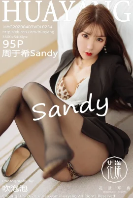 (화양 꽃 시리즈) 2020.04.03 Vol.234 Zhou Yuxi Sandy 섹시 사진 (97P)