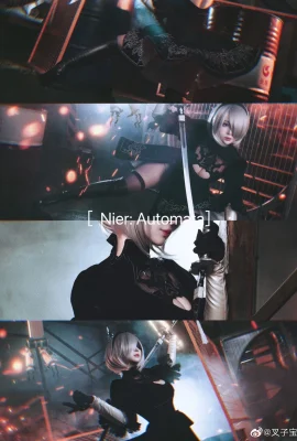 포크 베이비 코스프레 2B NieR Automata