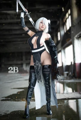 코스프레 유보 하네아메 YoRHa 2B Set.03